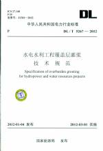 水電水利工程覆蓋層灌漿技術規范DL/T52